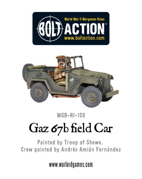 Soviet Gaz 67b field Car