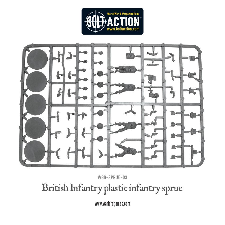 British Infantry Sprue