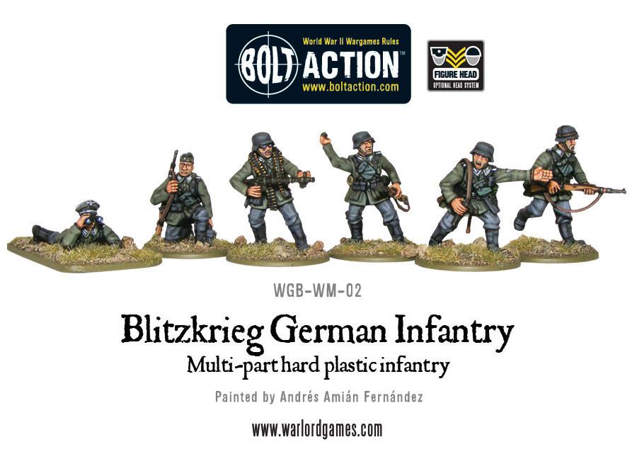 Blitzkrieg German Infantry plastic boxed set