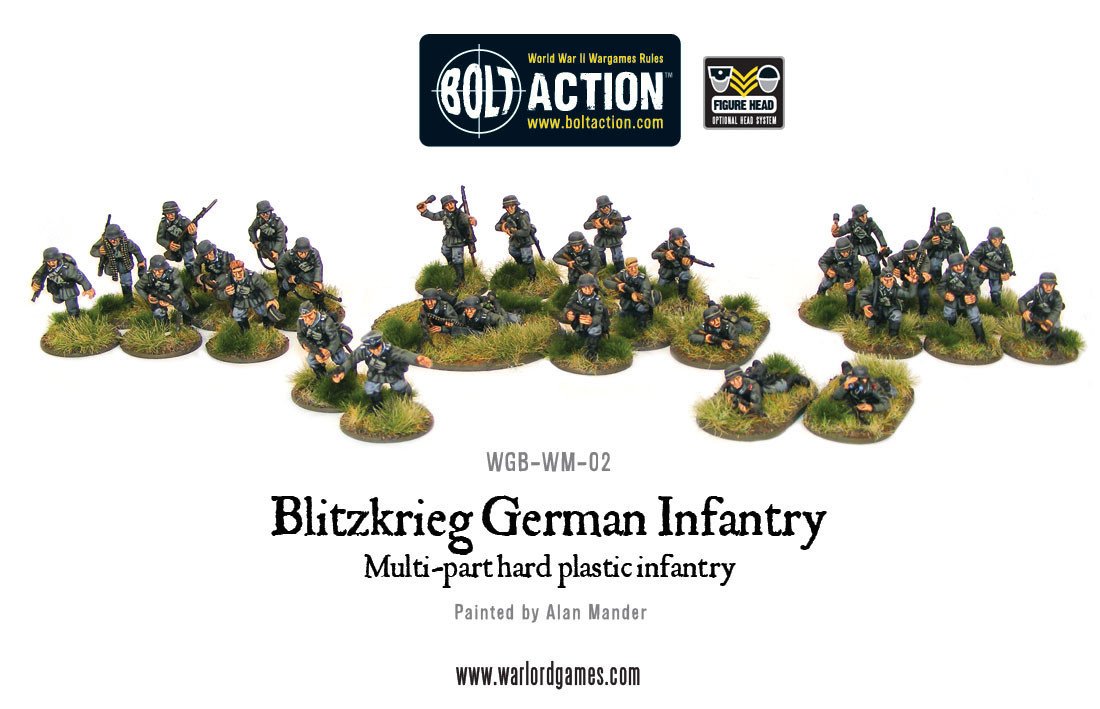 Blitzkrieg German Infantry plastic boxed set