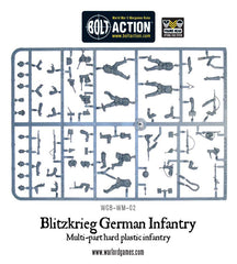 Blitzkrieg German Infantry Platoon plastic boxed set