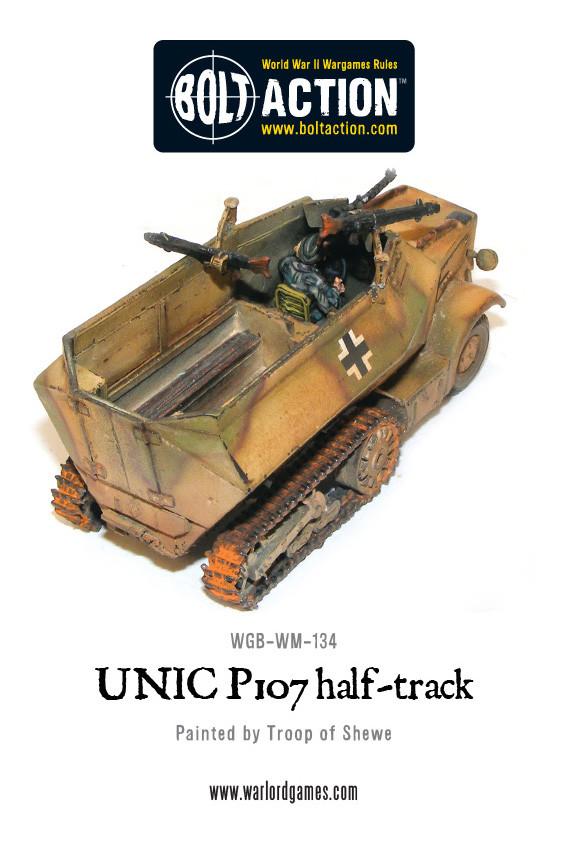 German UNIC P107 Half-track