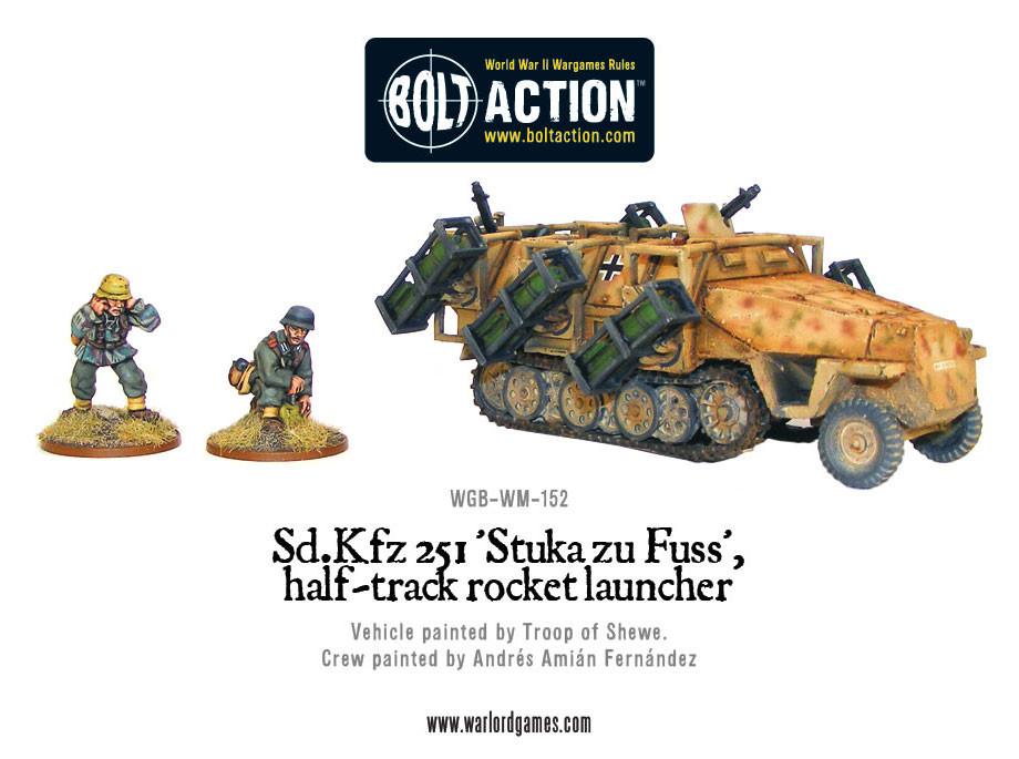 Sd.Kfz 251 'Stuka zu Fuss', halftrack rocket launcher