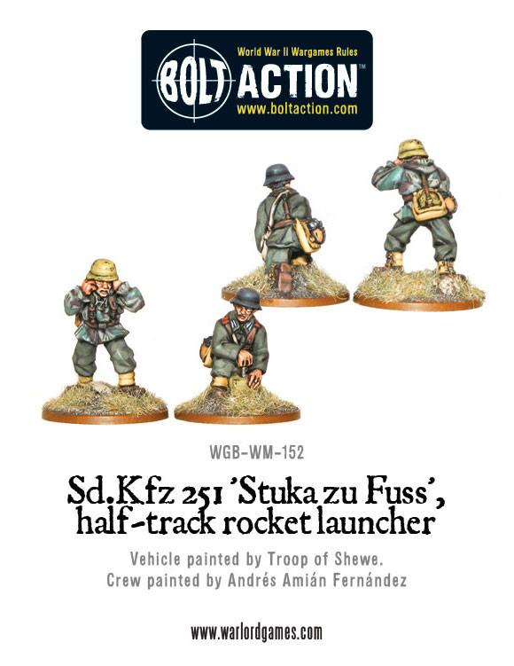 Sd.Kfz 251 'Stuka zu Fuss', halftrack rocket launcher