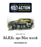 Wrecked Sd.Kfz 250 Neu