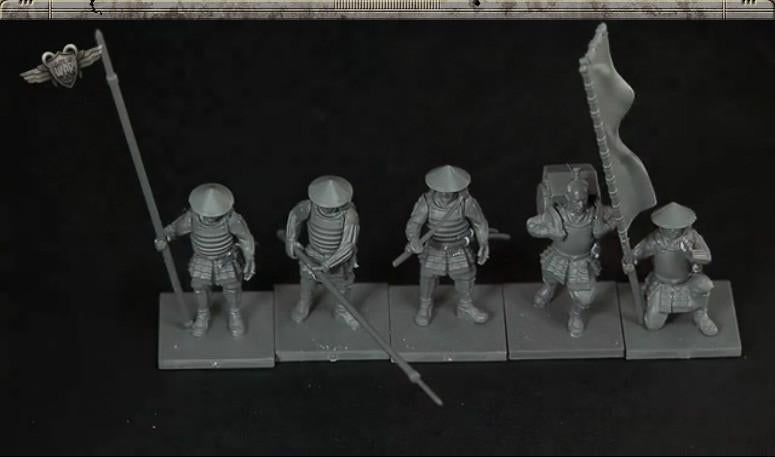 Ashigaru Yari Troops Sprue