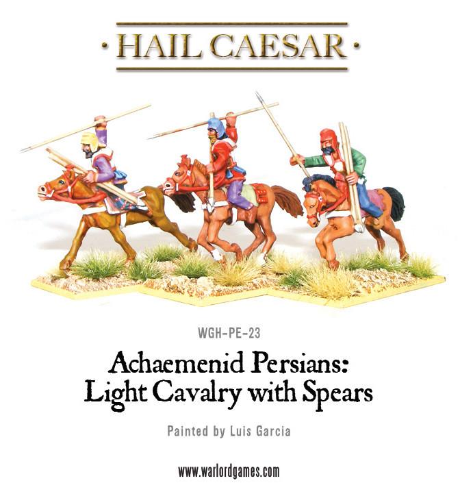 Persian light cavalry with spears