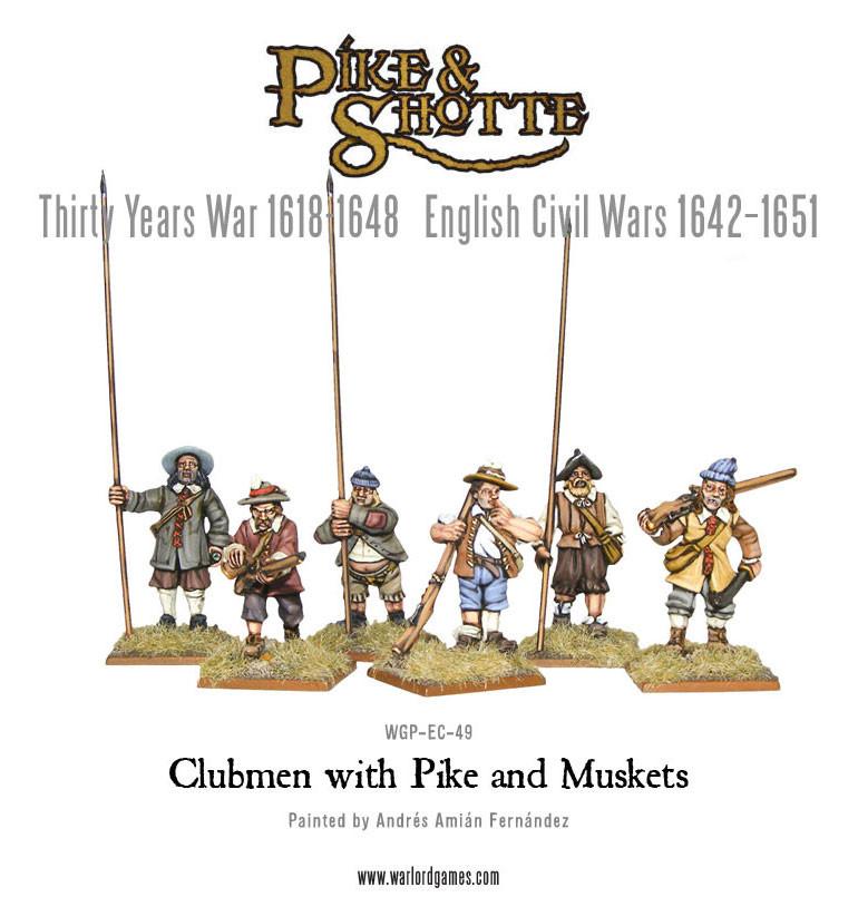 Clubmen with Pike and Muskets