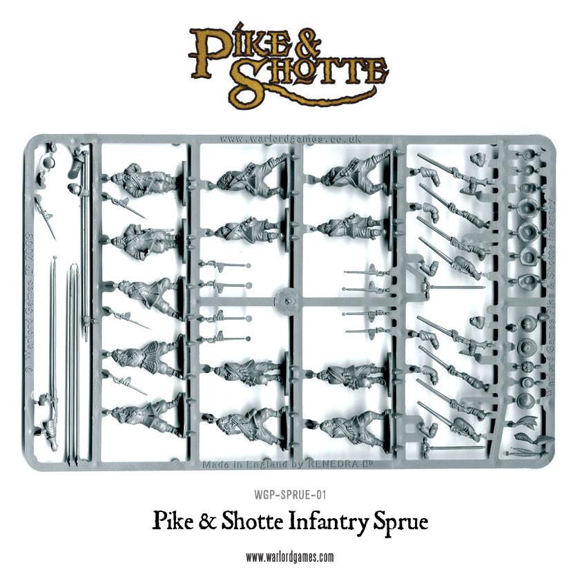 Pike & Shotte Infantry Sprue