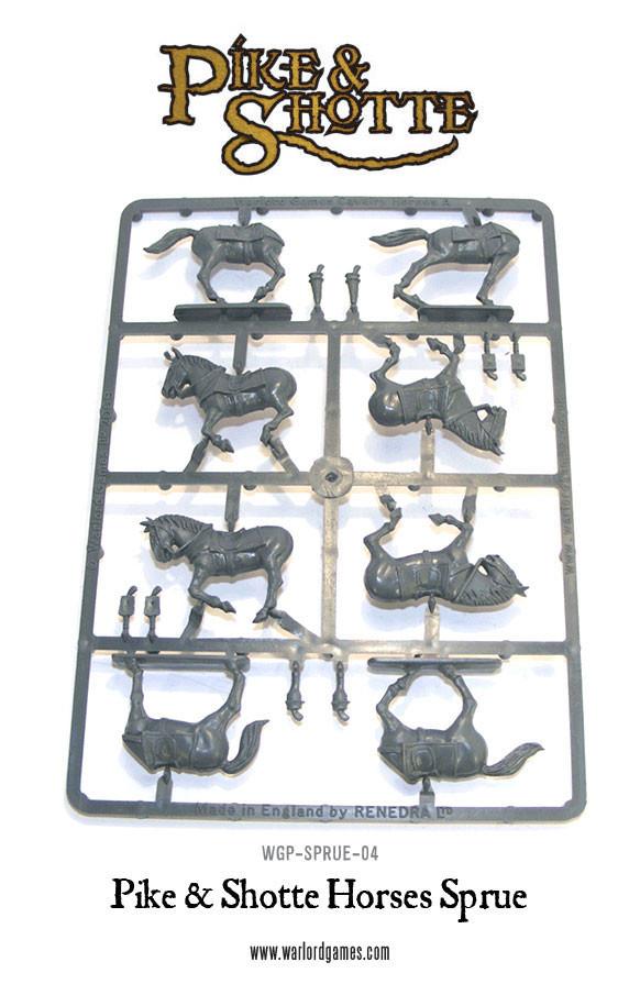 Pike & Shotte Horses Sprue