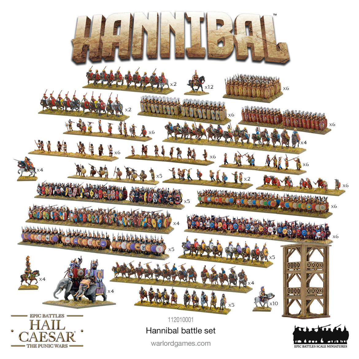 Warlord Games Hail Caesar - Figurines Dacian Nobles (Nobles Daces) - Neuf