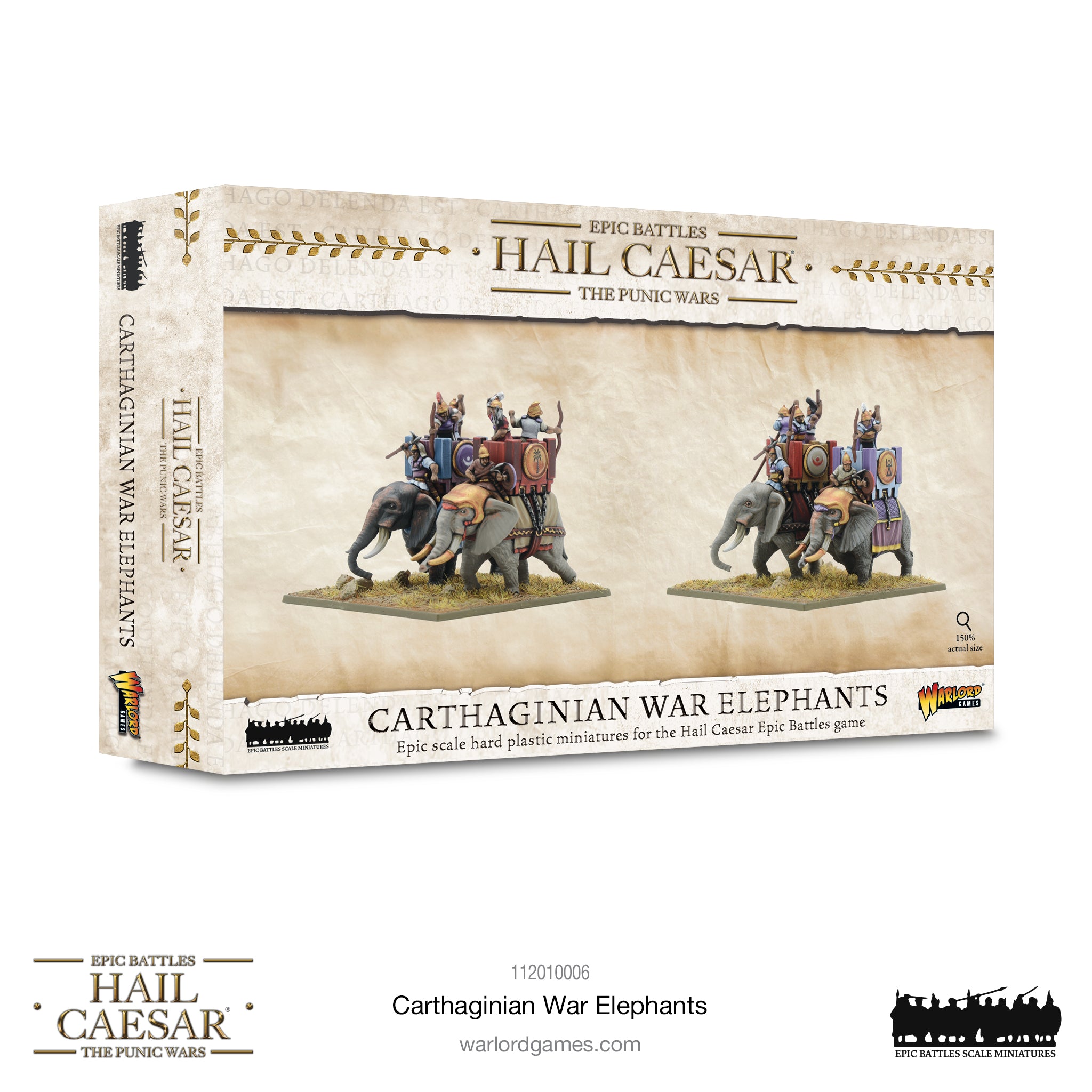 Carthaginian War Elephants  Hail Caesar Epic Battles - Warlord Games