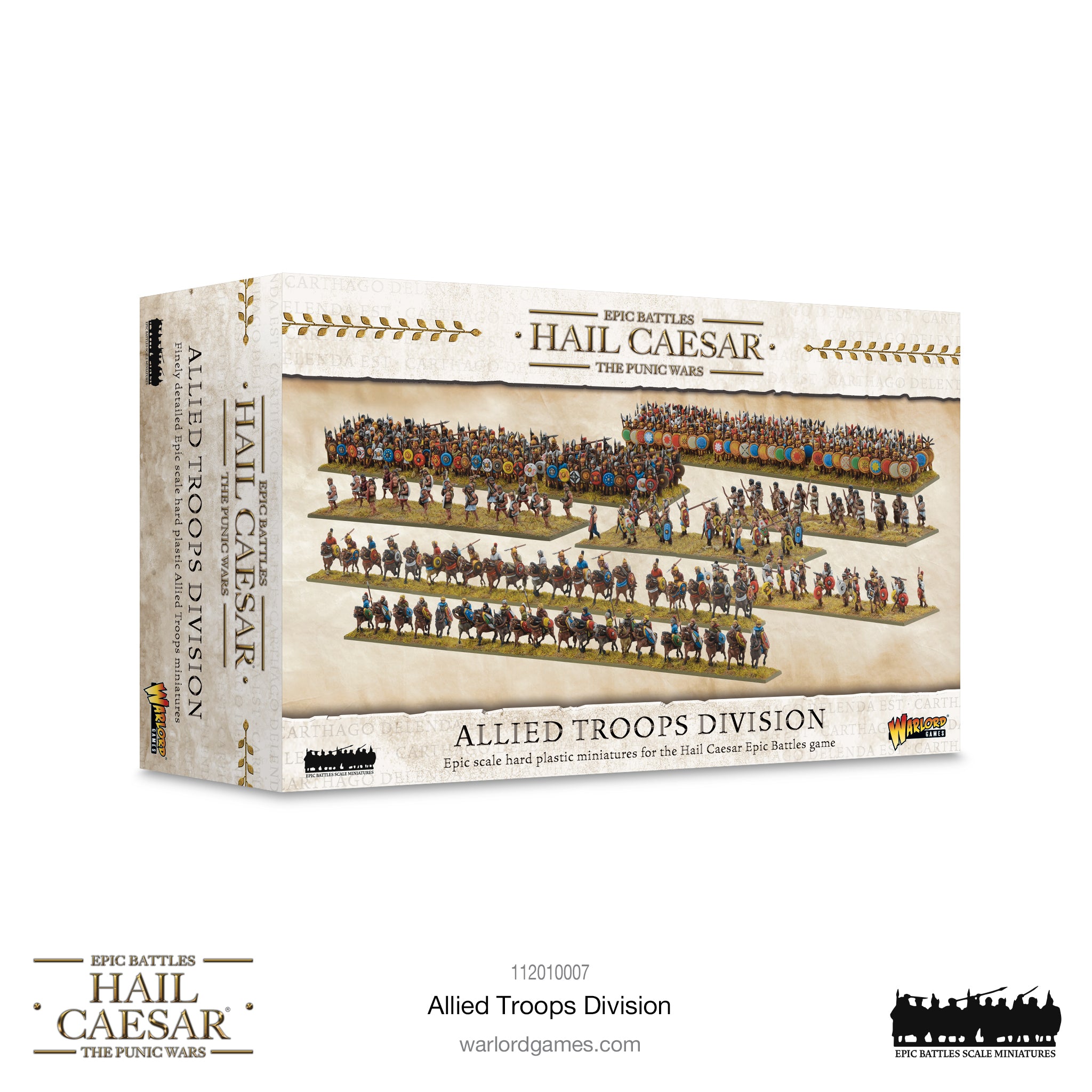 Allied Troops division Hail Caesar Epic Battles - Warlord Games