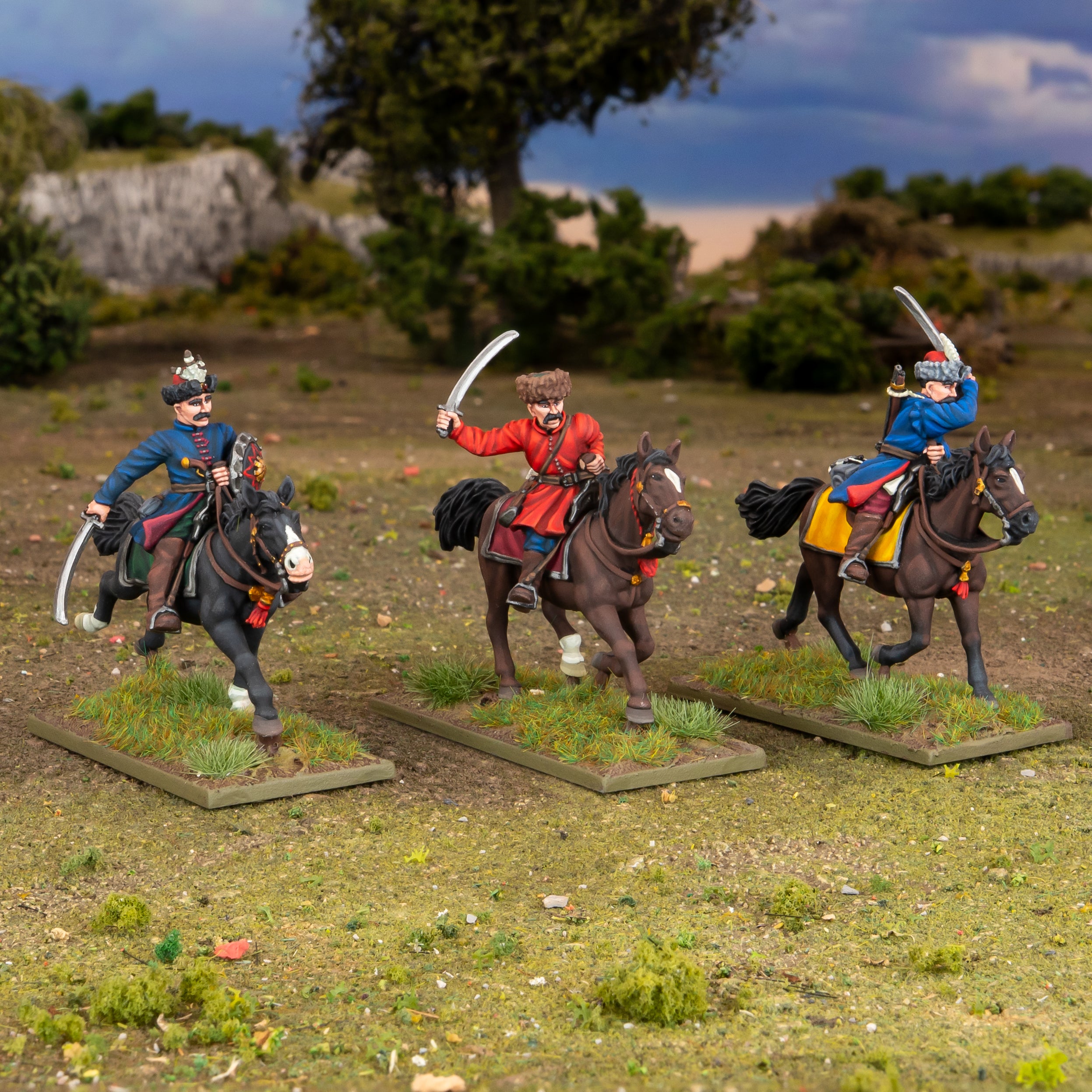 Polish-Lithuanian levy cavalry with sabres