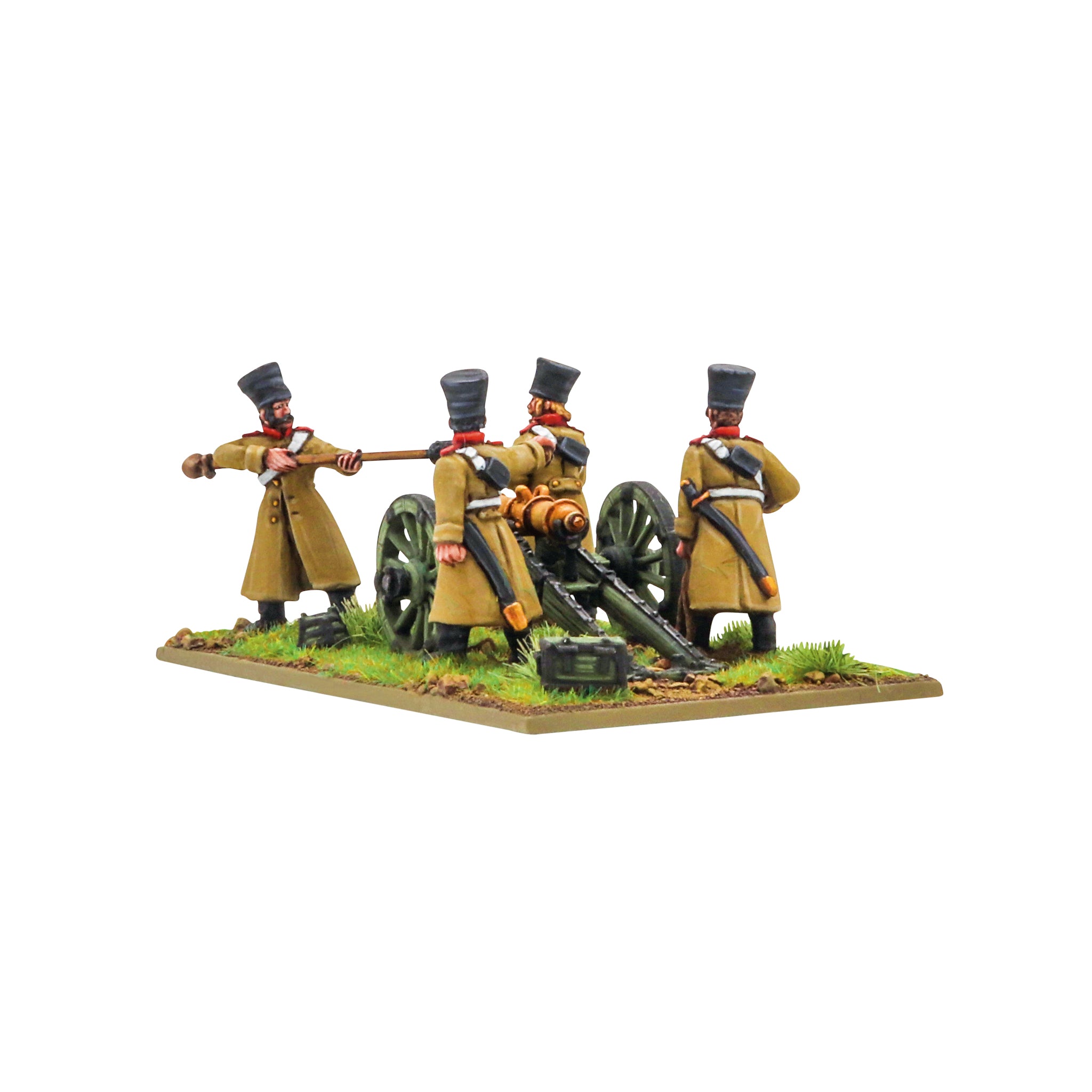 Crimean War Cossack artillery and crew