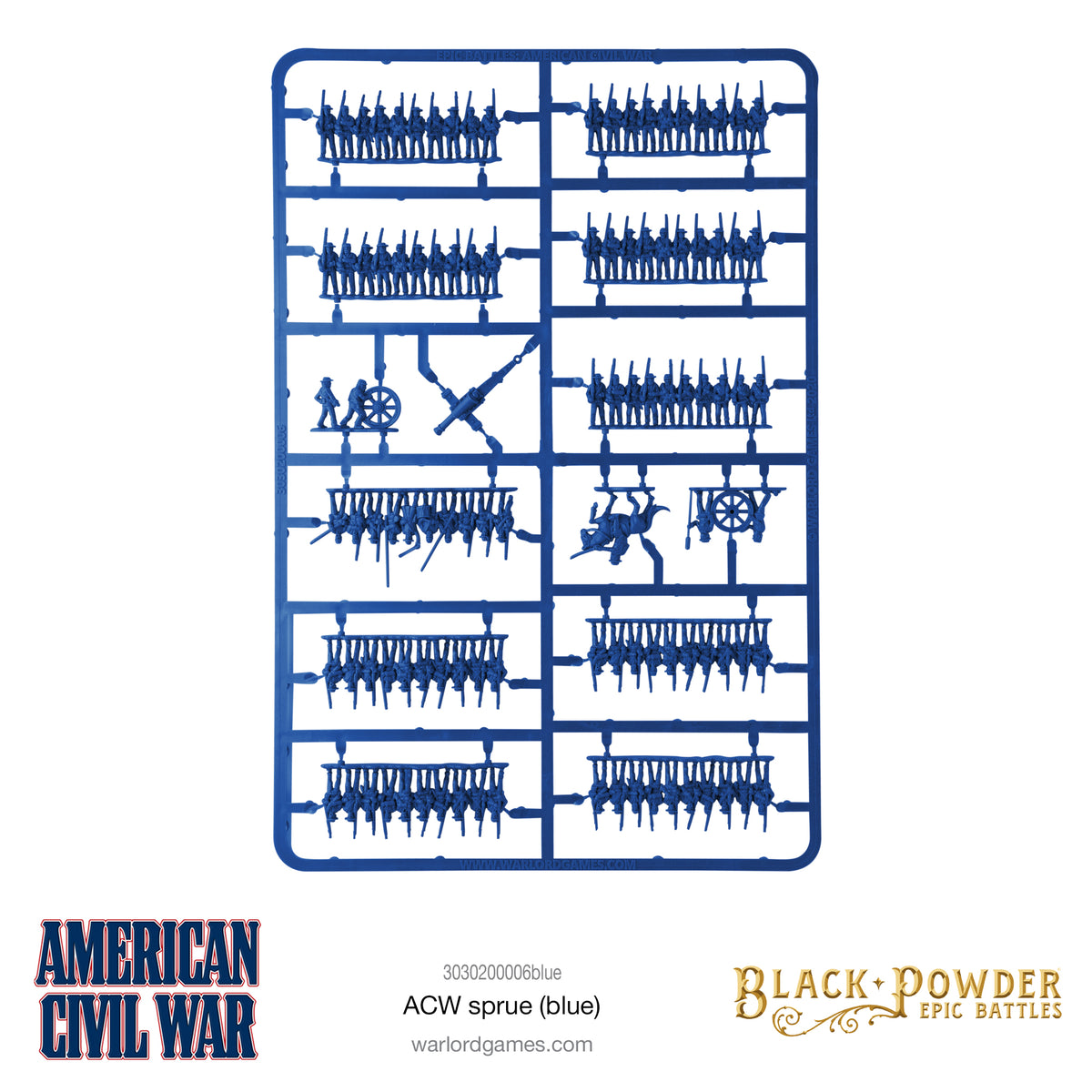 Epic Battles: ACW sprue blue