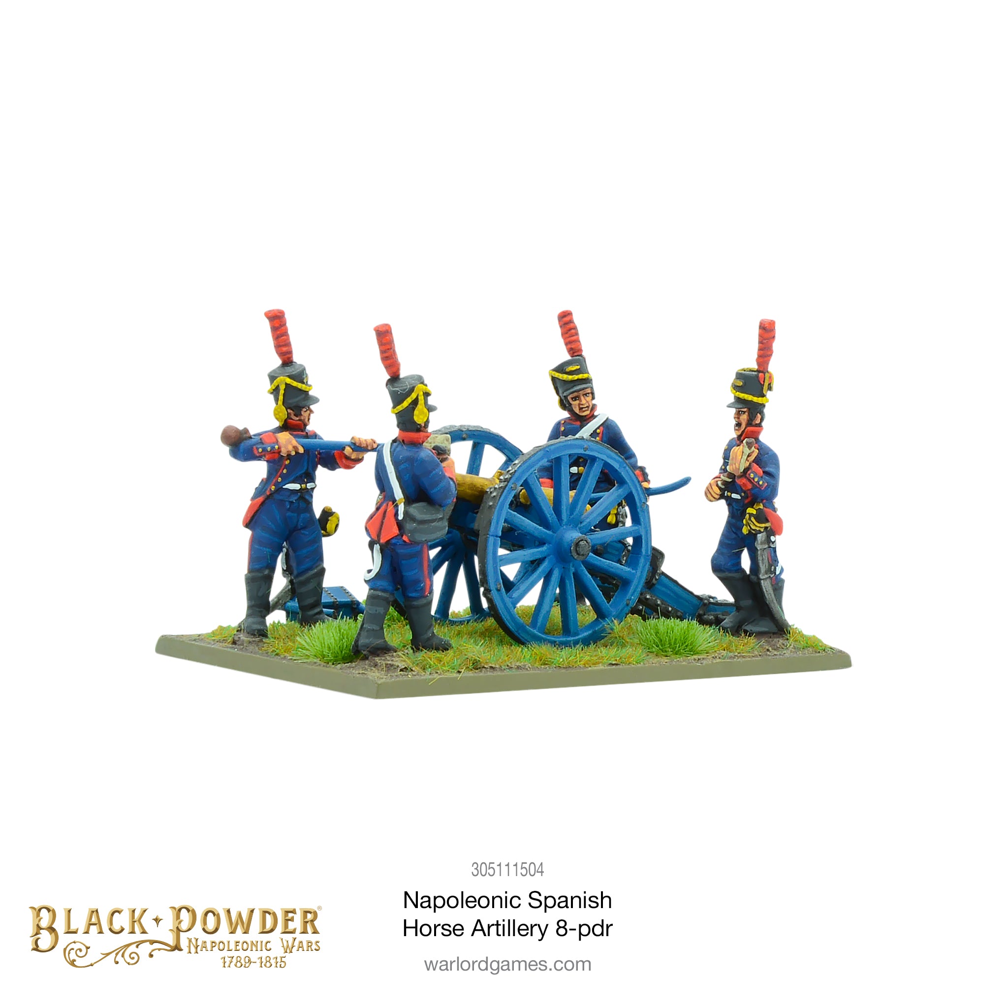 Napoleonic Spanish Horse Artillery with 8-pdr