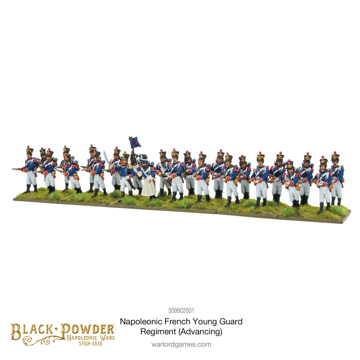 Napoleonic French Young Guard Regiment (Advancing)