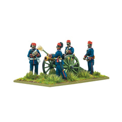 Crimean War Turkish artillery battery