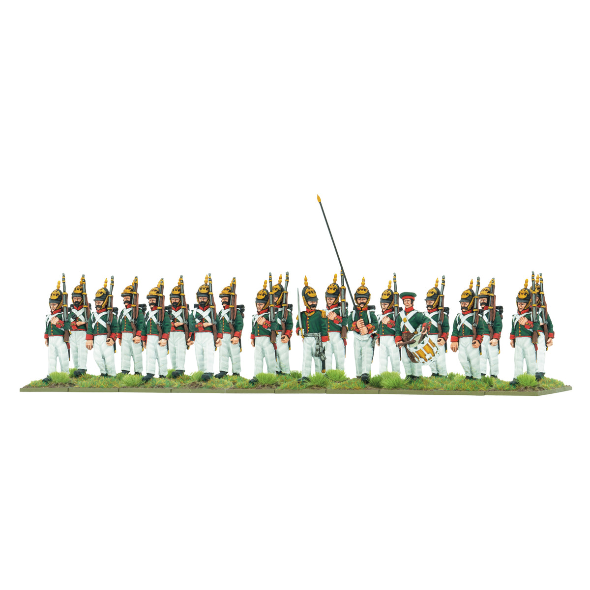 Crimean War Russian infantry in summer dress regiment