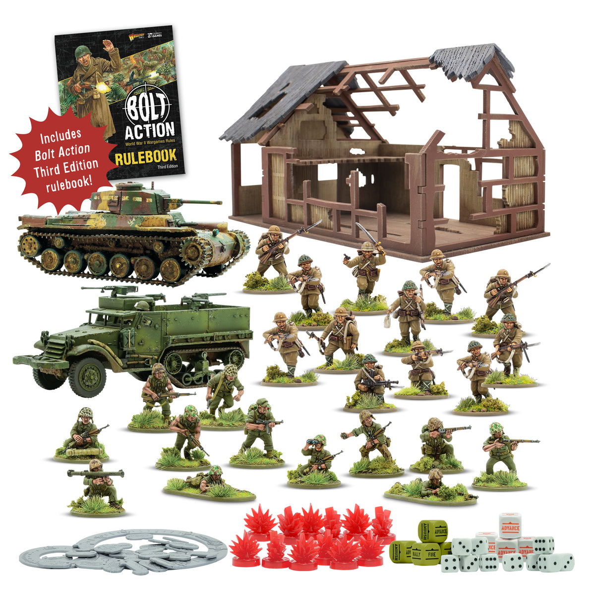 Bolt Action Starter Set–Island Assault! (Third Edition)