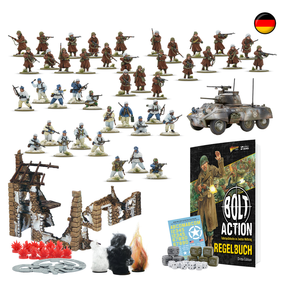 Battle of the Bulge - German Language Bolt Action: Third Edition Starter Set