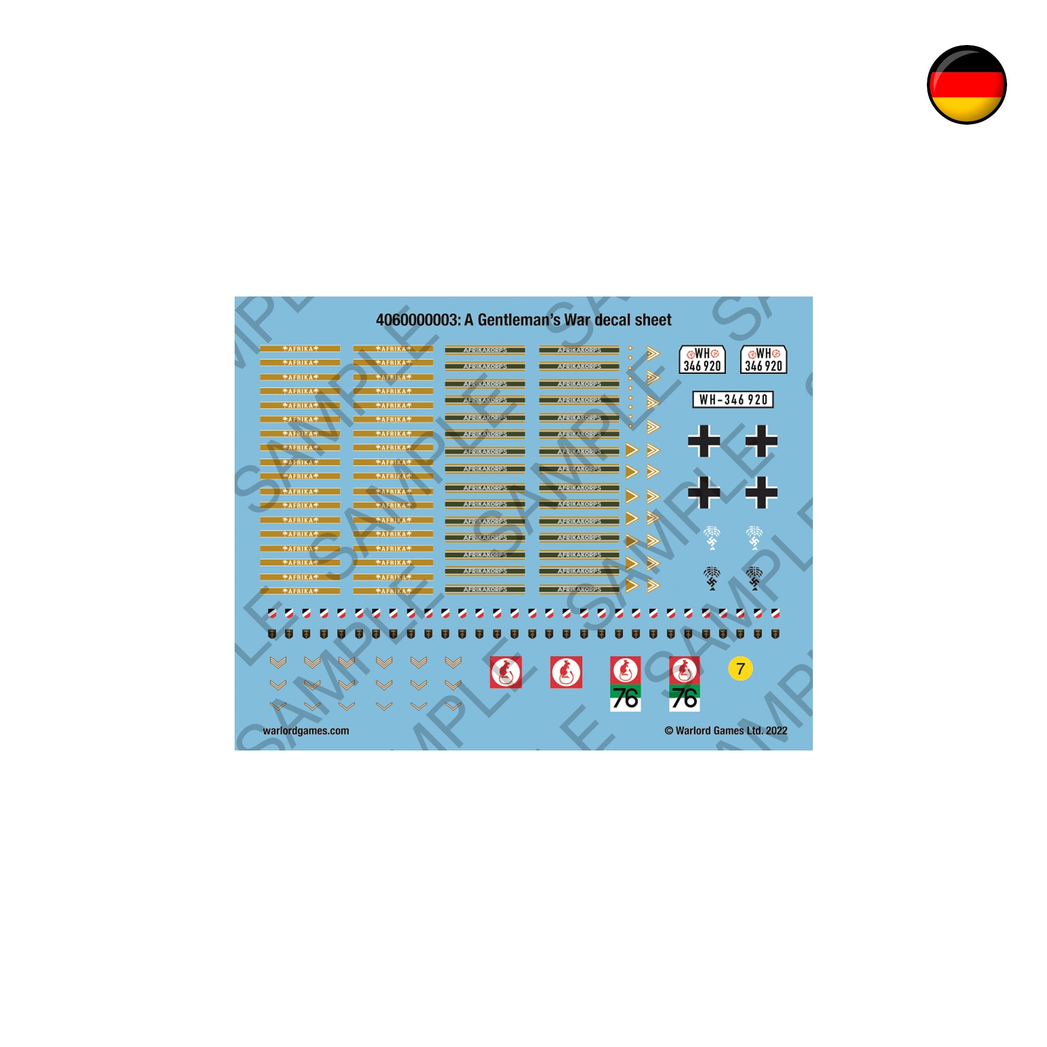 A Gentleman's War - German Language Bolt Action: Third Edition Starter Set