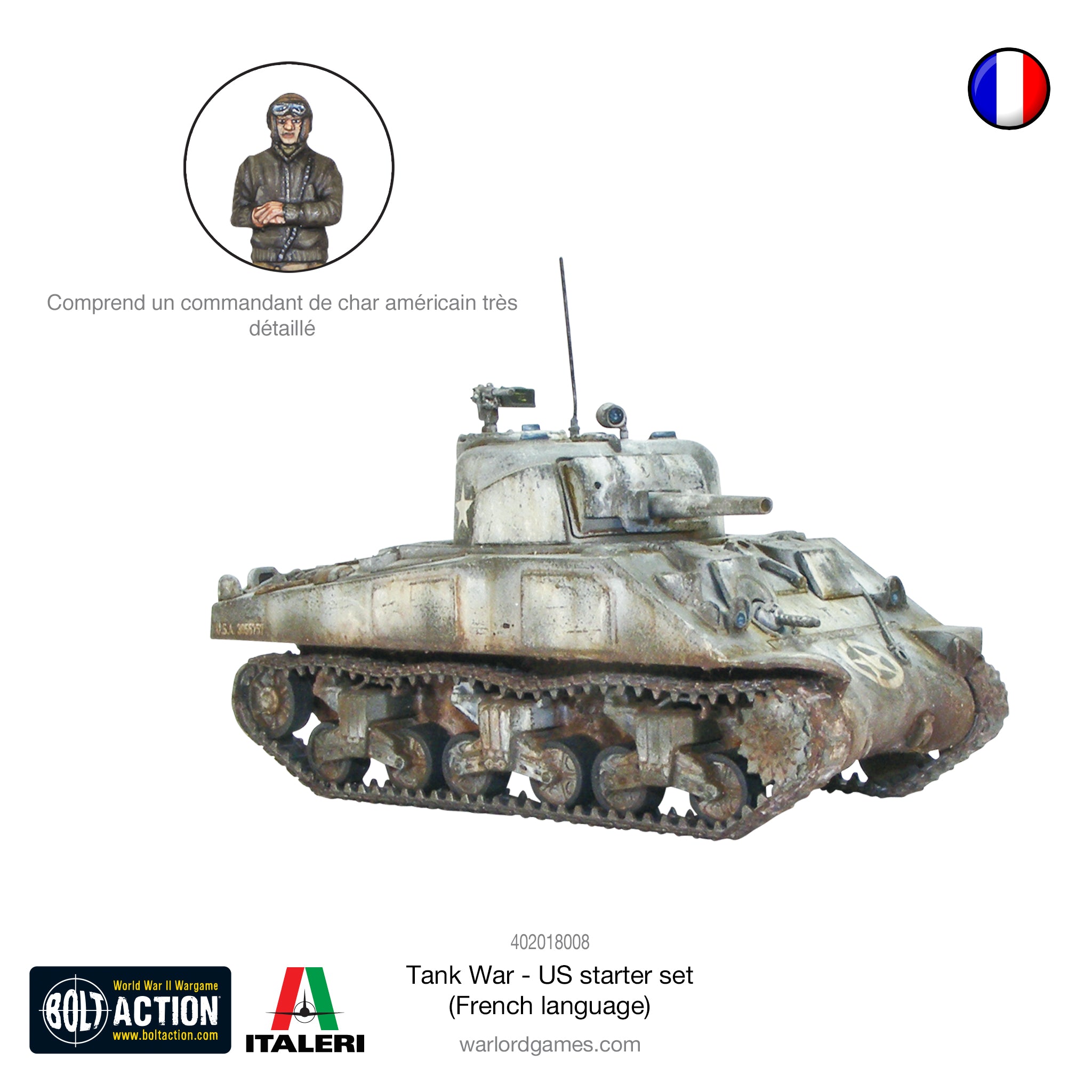 Tank War: US starter set (French language)