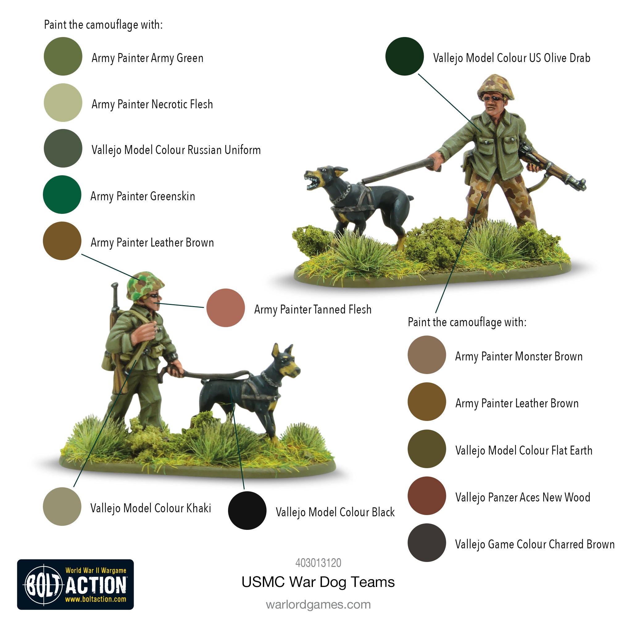 USMC War Dog Teams – Warlord Games Ltd