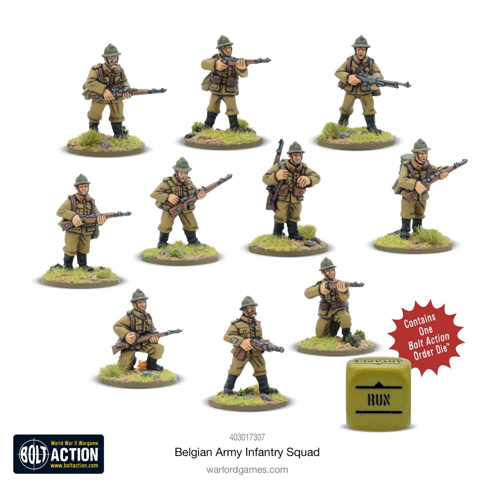 Belgian Infantry Squad – Warlord Games Ltd