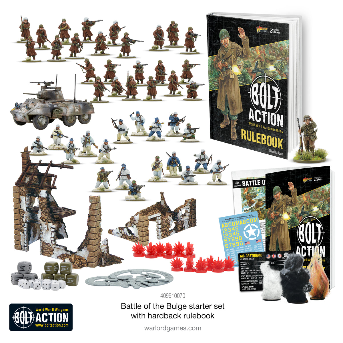 Bolt Action - Battle of the Bulge Starter Set with Hardback Rulebook