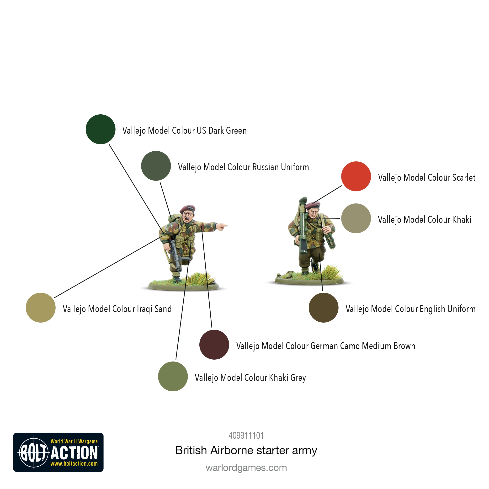  Bolt Action: British Airborne Starter : Toys & Games