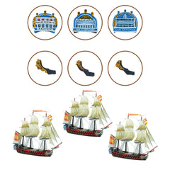 Spanish Vessels of Renown 03 - Frigates with Figure Heads & Back Plates Bundle