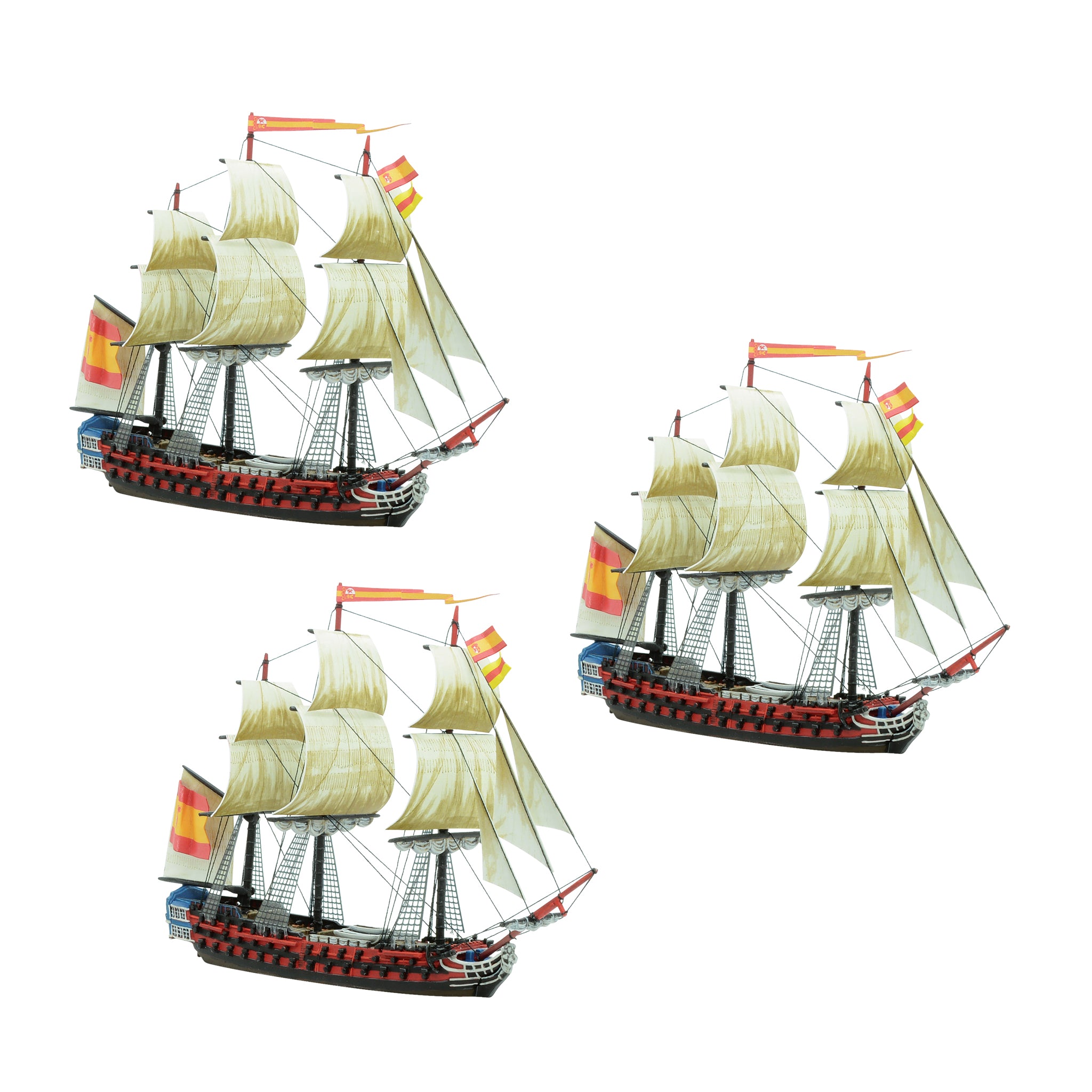 Spanish Vessels of Renown 03 - Frigates with Figure Heads & Back Plates Bundle