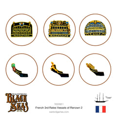 French 3rd Rates Named ships Pack 2