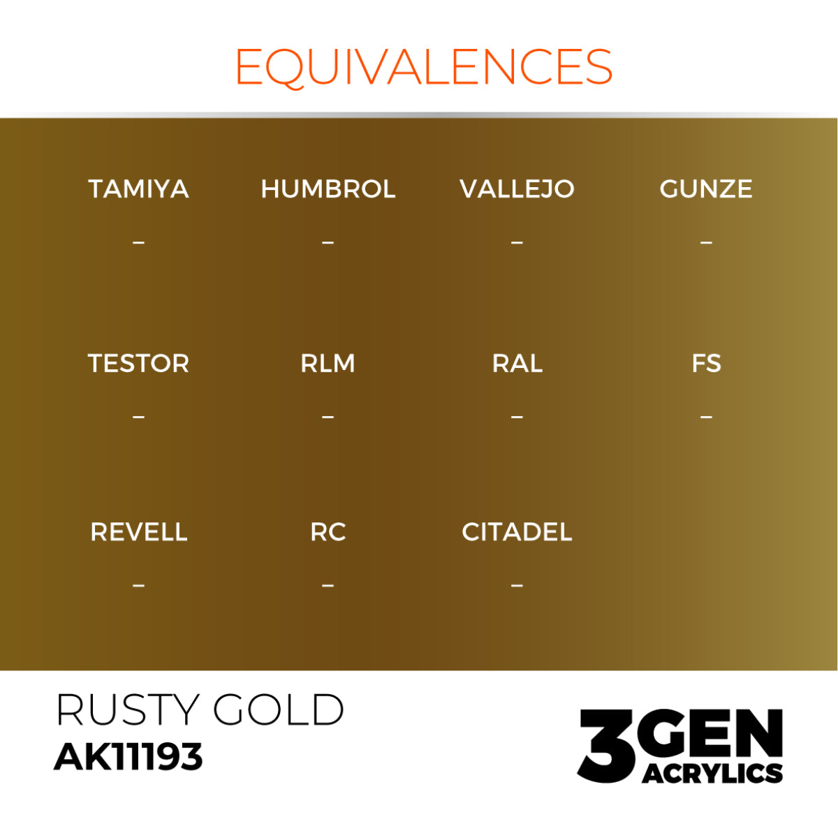 Rusty Gold 17ml