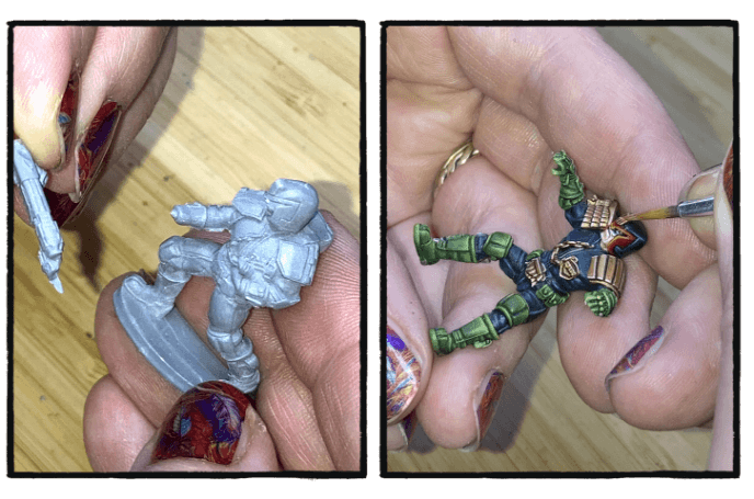 Dredd Shotguns Judge Dredd (Landing) – Warlord Games US & ROW