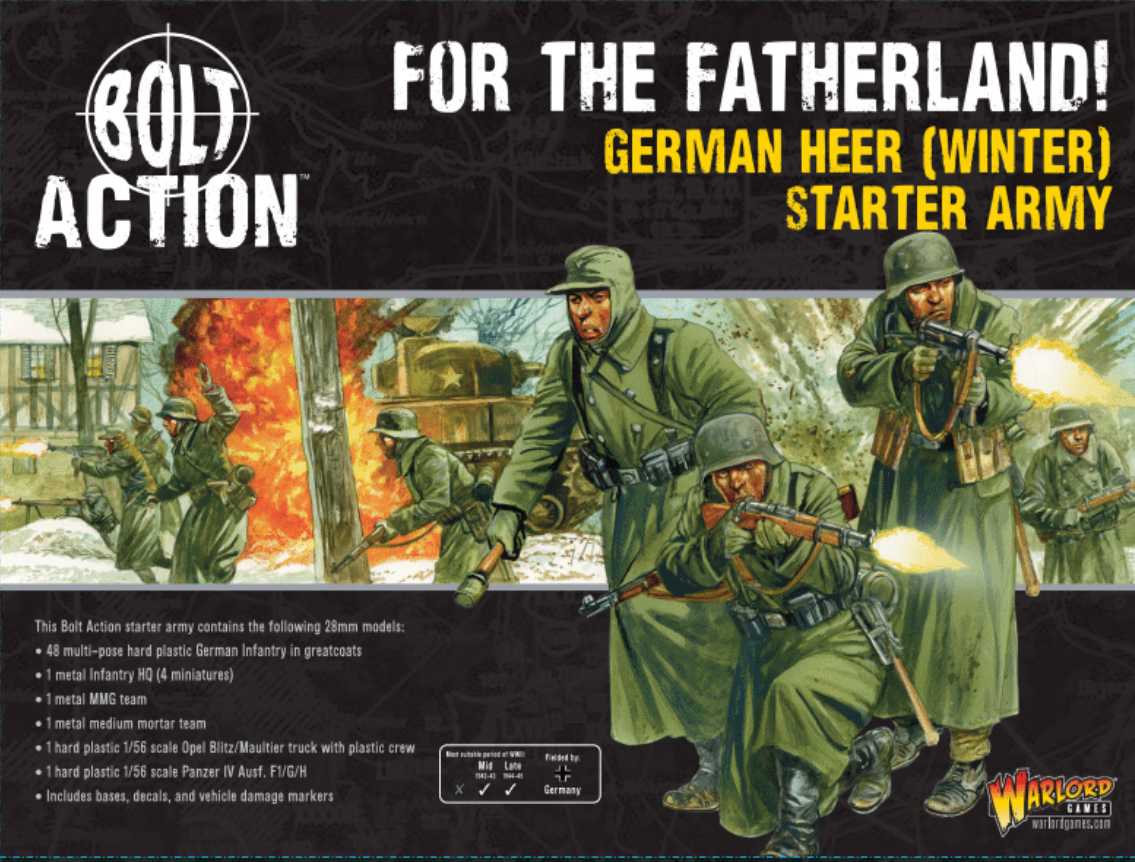 For the Fatherland! German Heer (Winter) starter army