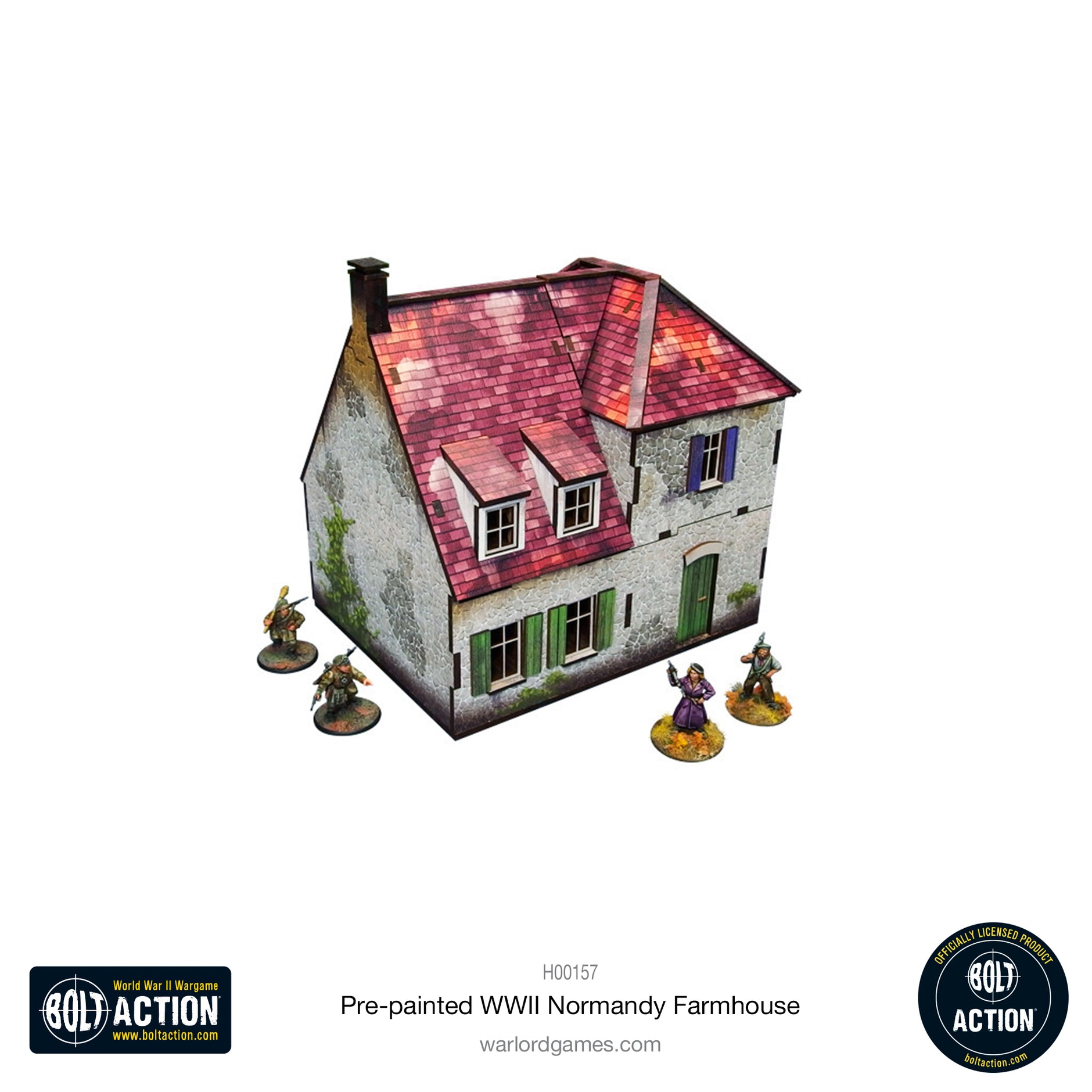 DUTCH TOWNHOUSE DETROIT BIG BLOCK - Décors 3D Wargame Bolt Action WWII (Wargame Zone)
