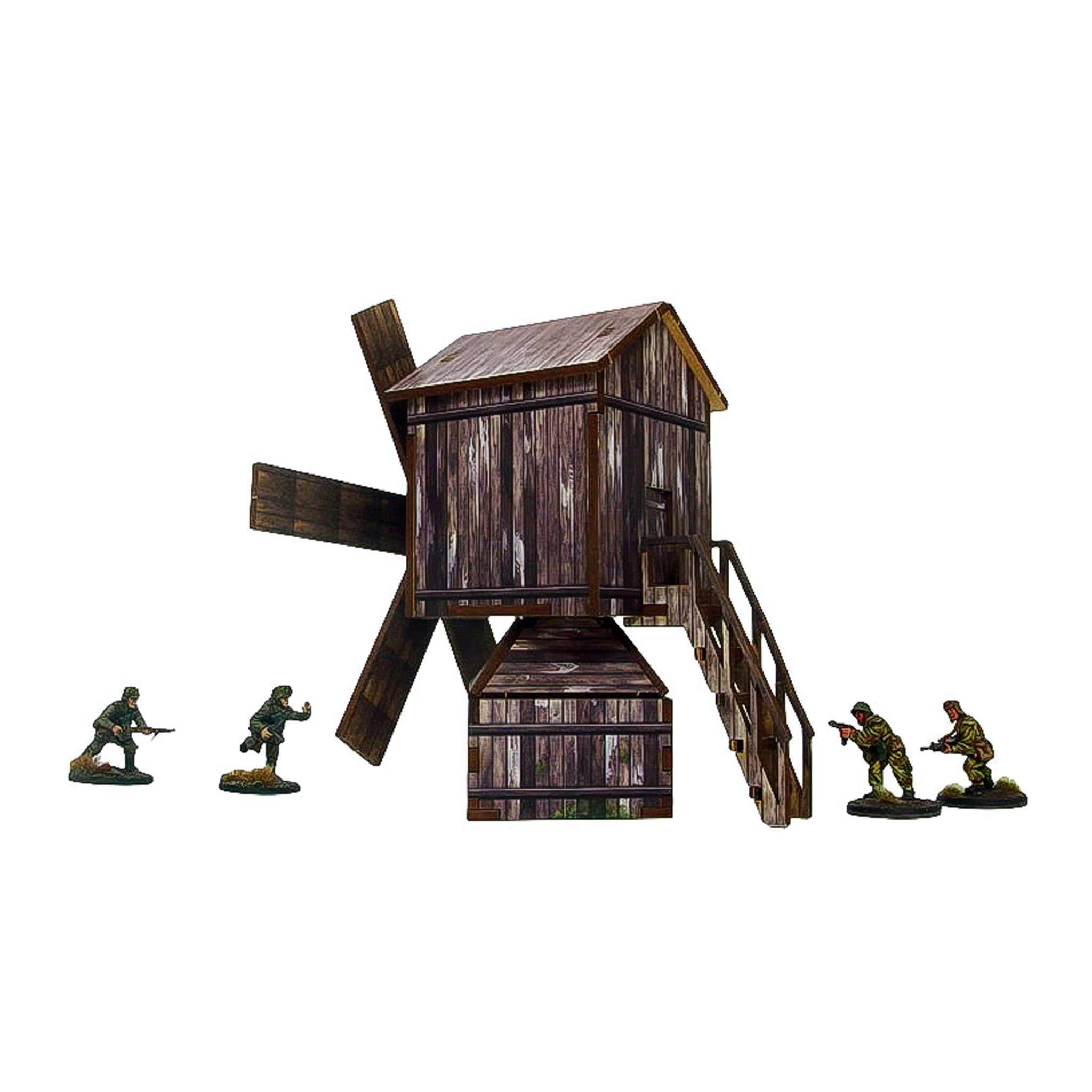Pre-Painted WW2 Ostfront Village Windmill