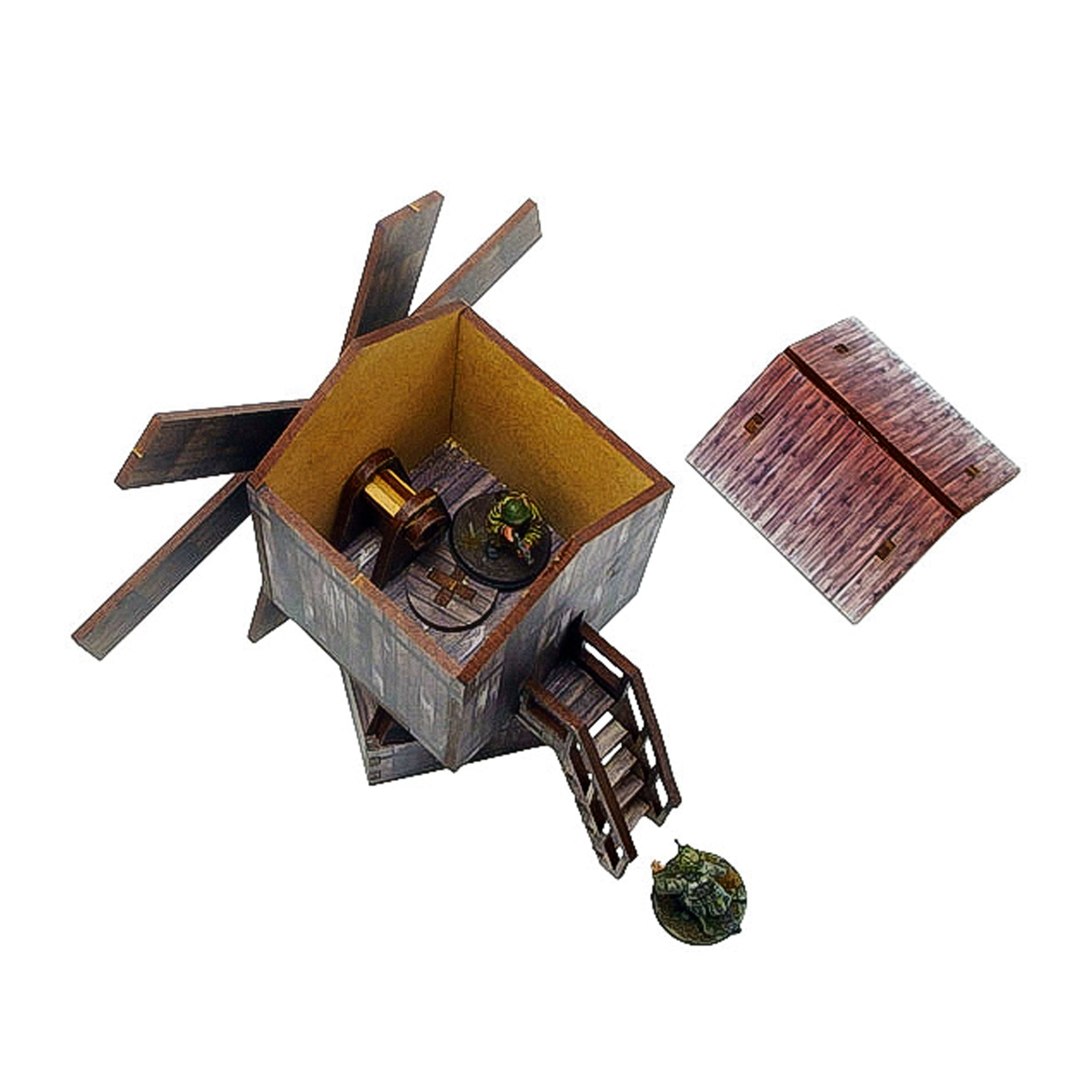 Pre-Painted WW2 Ostfront Village Windmill