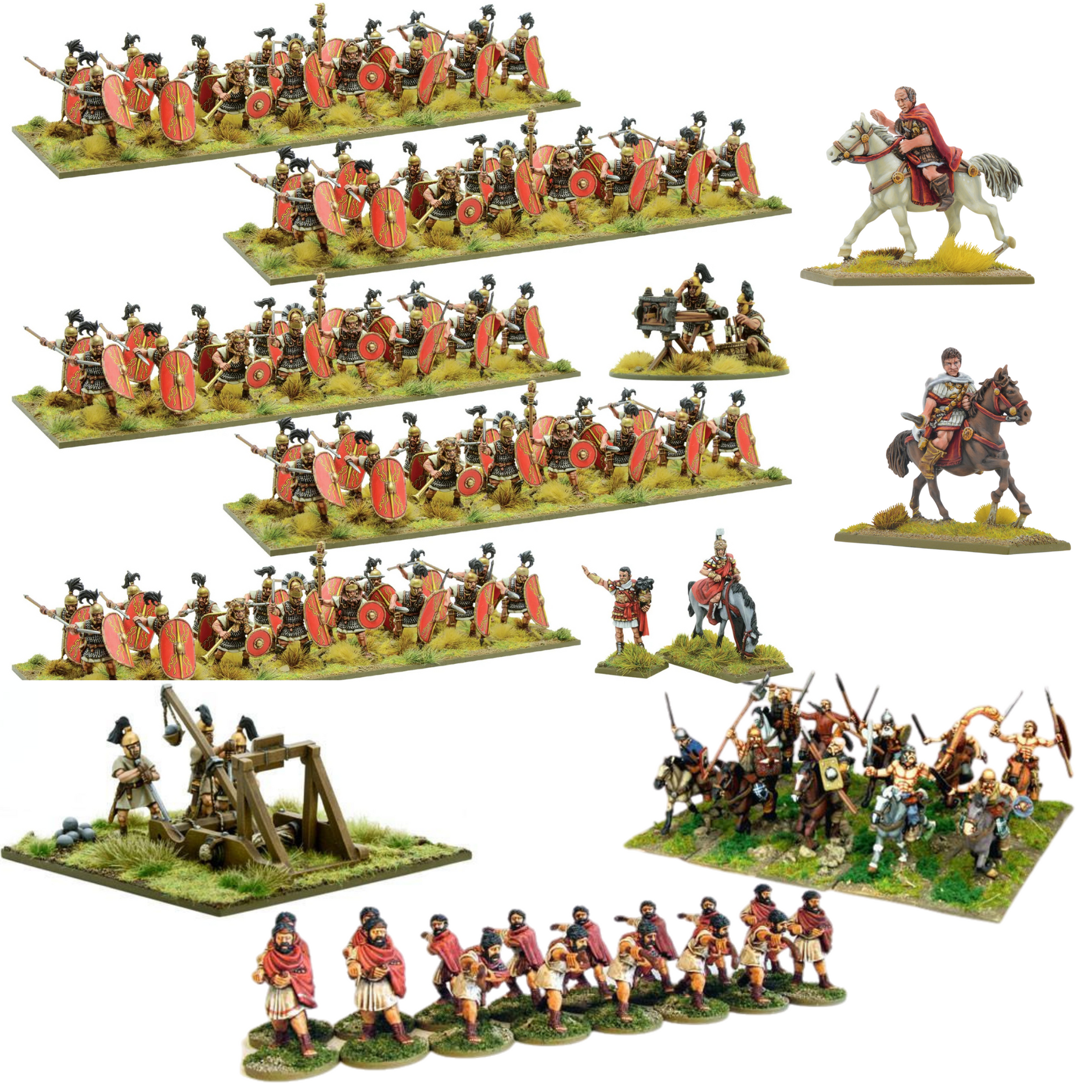 Warlord Games, Hail Caesar - Saxon Thegns - Miniaturas De Wargaming