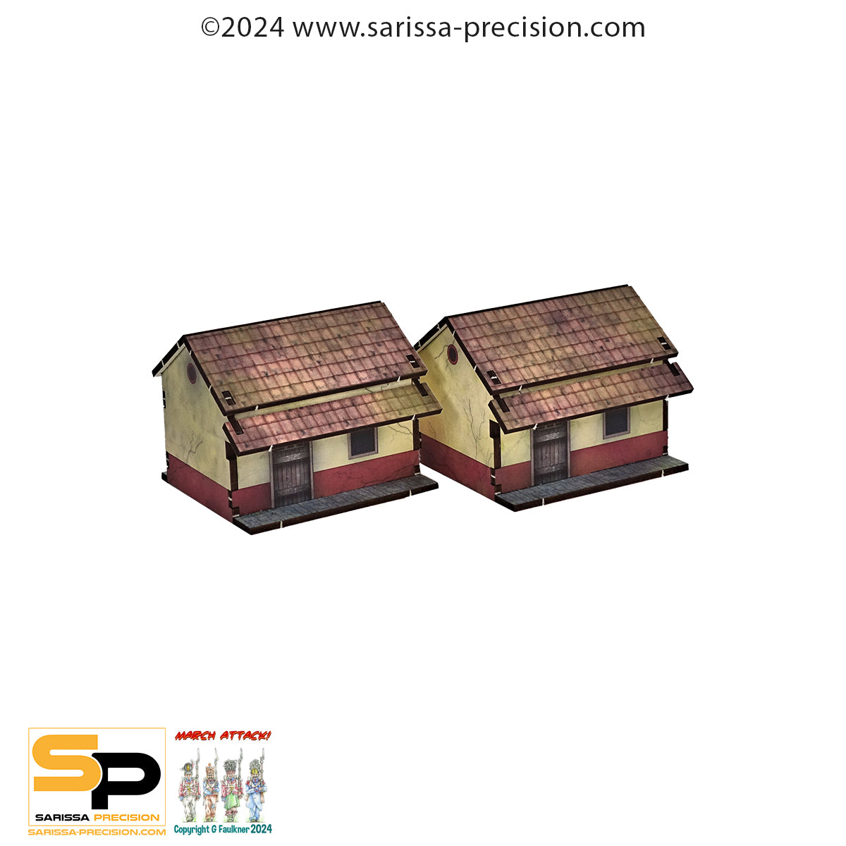 15mm Rome Barracks (x2)