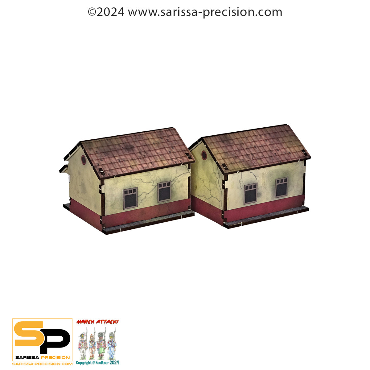 15mm Rome Barracks (x2)