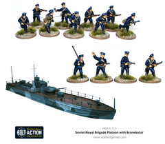 Soviet Naval Brigade Platoon with Bronekator