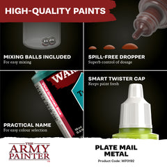 Warpaints Fanatic Metallic: Plate Mail Metal