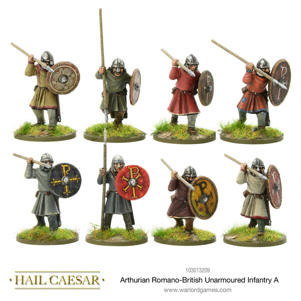 Arthurian Romano-British unarmoured infantry A – Warlord Games Ltd