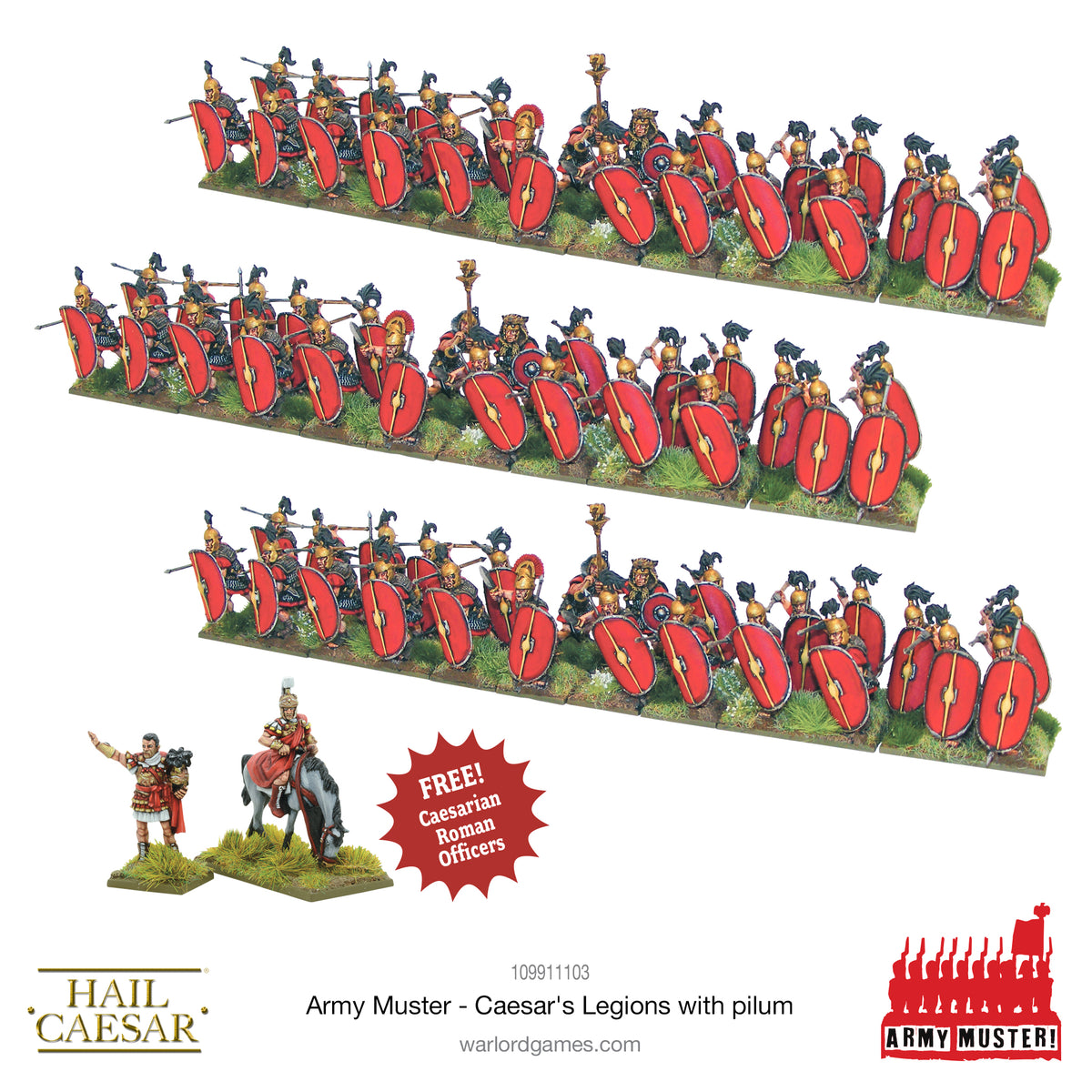Army Muster: Caesar's Legions With Pilum