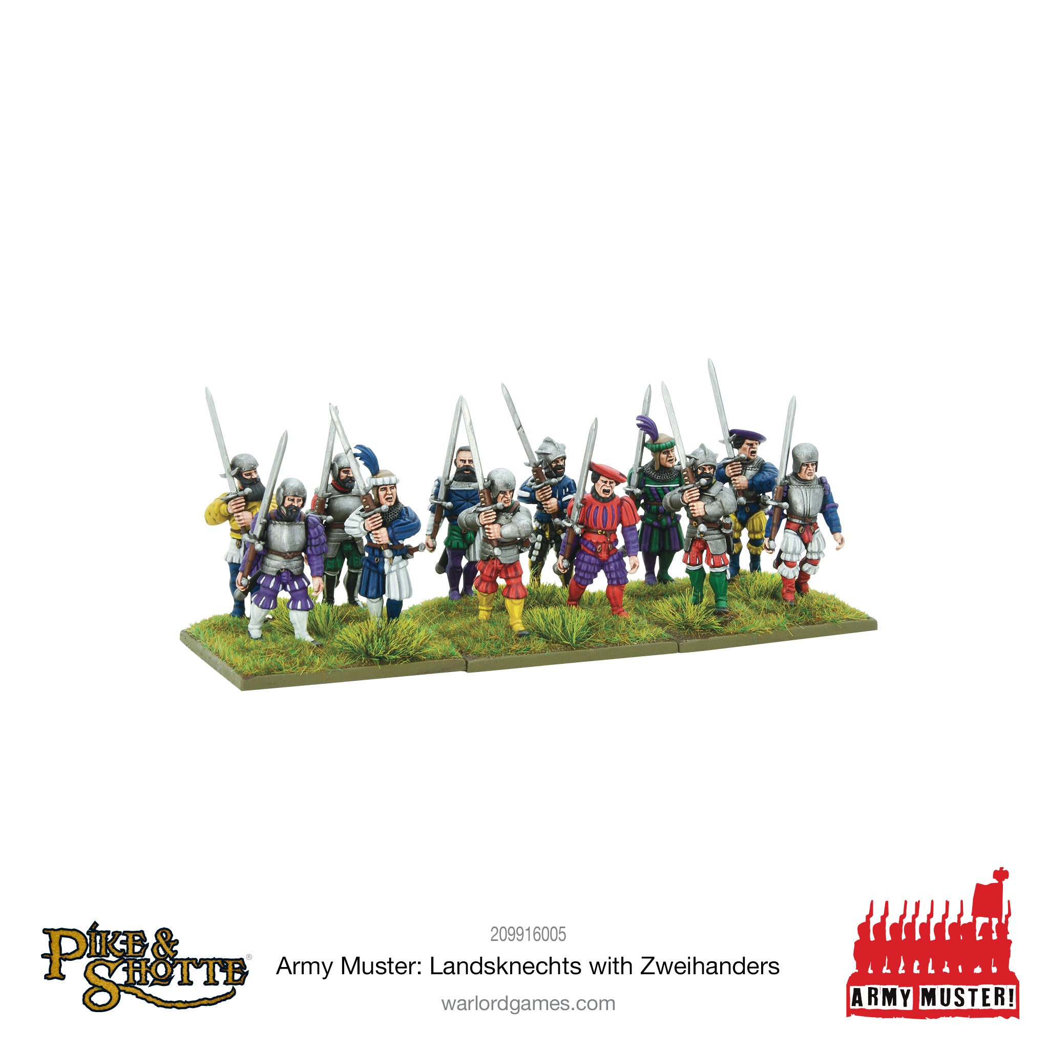 Army Muster - Landsknechts with Zweihanders