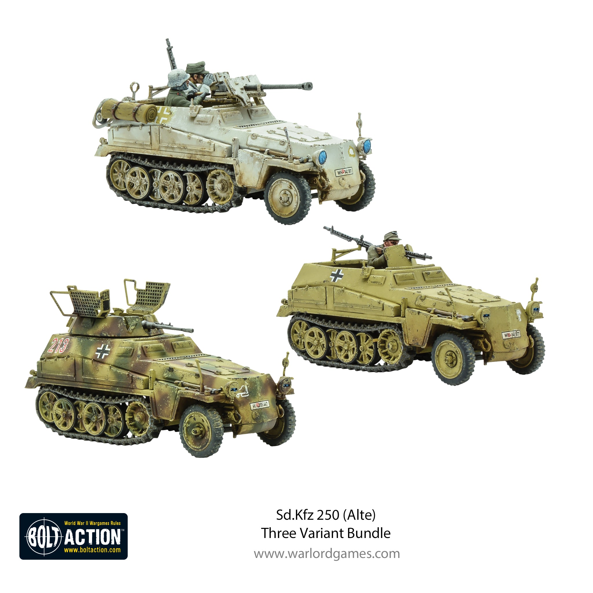 Sd.Kfz 250 (Alte) Three Variant Bundle
